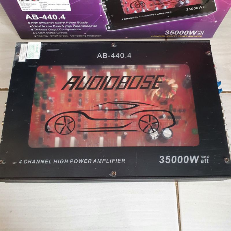 power 4channel Audiobose AB-440