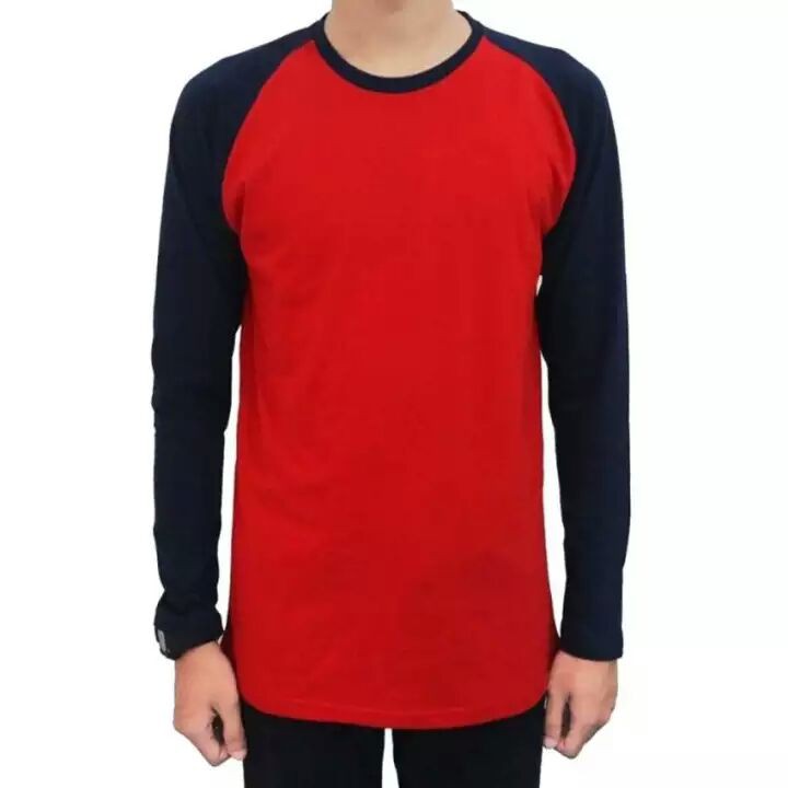  Kaos  Raglan Merah  Hitam  Desain Kaos  Menarik