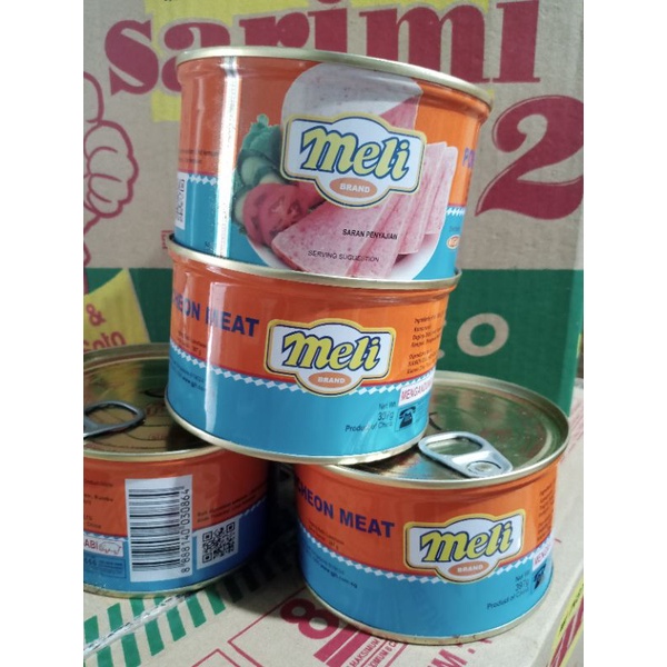 

MELI Ham Maling Pork Luncheon Meat 397gr - NON HALAL - Daging Kaleng