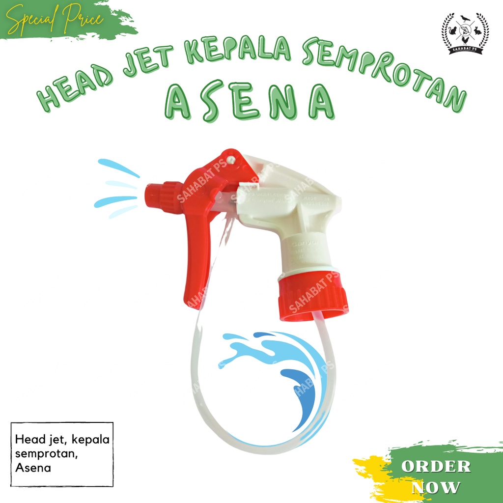 Jual Head Jet Asena Kepala Semprotan Multifungsi Untuk Burung Taman