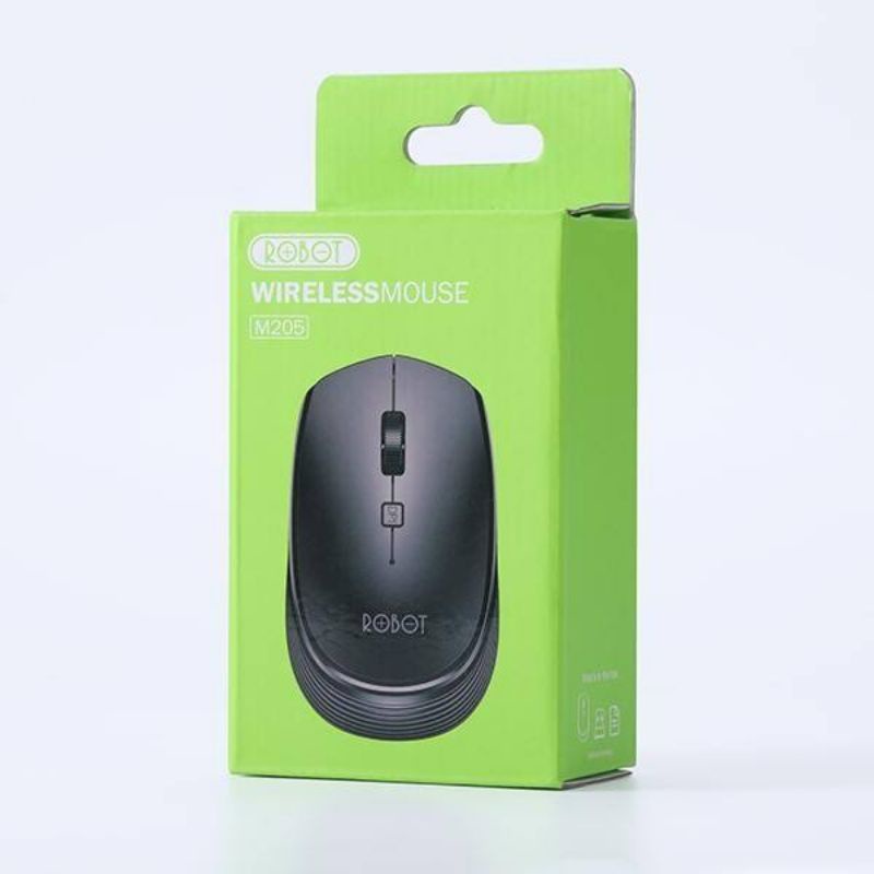 [ROBOT 205] MOUSE WIRELESS ORIGINAL ROBOT 1600DPI MOUSE BLUETOOTH ERGONOMIC DESIGN