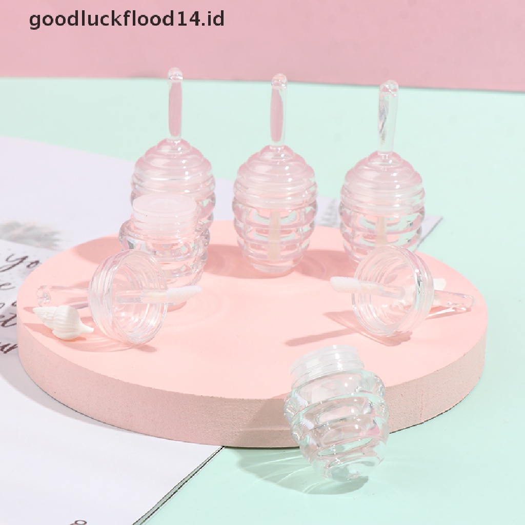 [OOID] 5/10Pcs Empty Lip Gloss Tube Containers Clear Mini Refillable Lip Balm Bottles ID