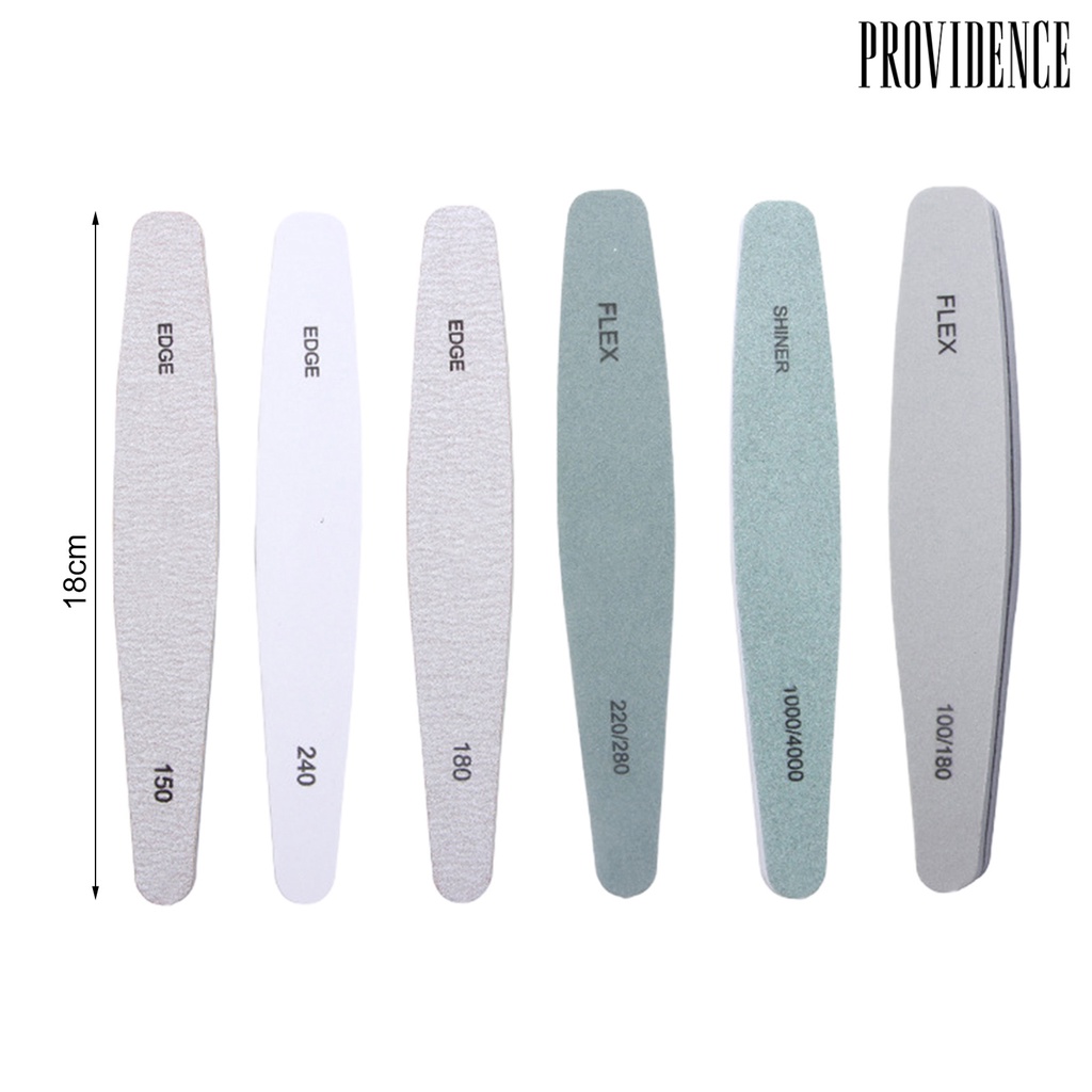 Providence 6pcs / Kotak Kikir Kuku Diy Bahan Pp Untuk Wanita