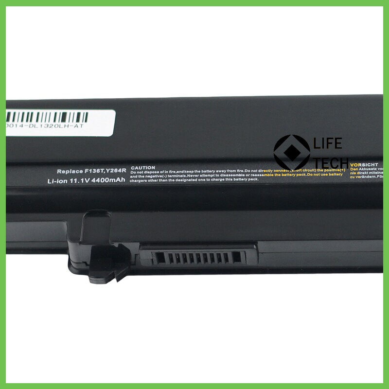 Battery Baterai Laptop Notebook Dell Inspiron 13 1320 Inspiron 1320N / D181T F136T Y264R P04S C042T D034T R893R T954R