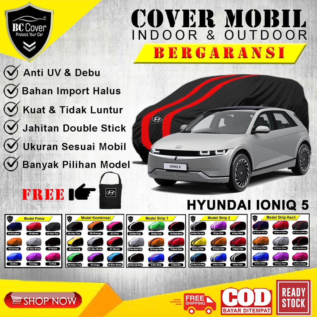 Body Cover Mobil Hyundai Ioniq 5 / Sarung Mobil Hyundai Ioniq 5 / Selimut Penutup Hyundai Ioniq 5 / Tutup Pelindung Mantel Mobil Hyundai Ioniq 5 Outdoor