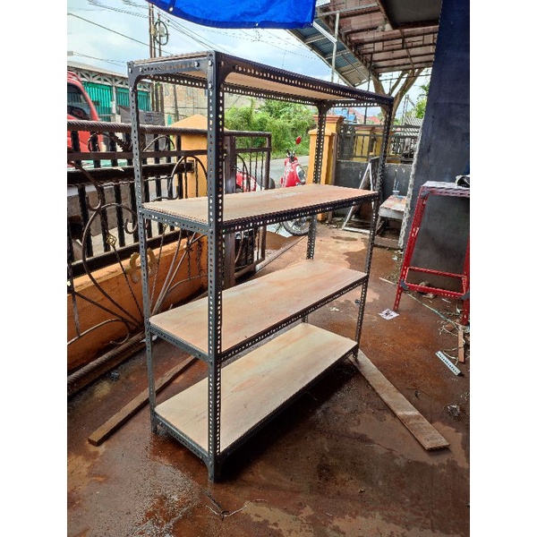 Rak besi siku T150x100x40