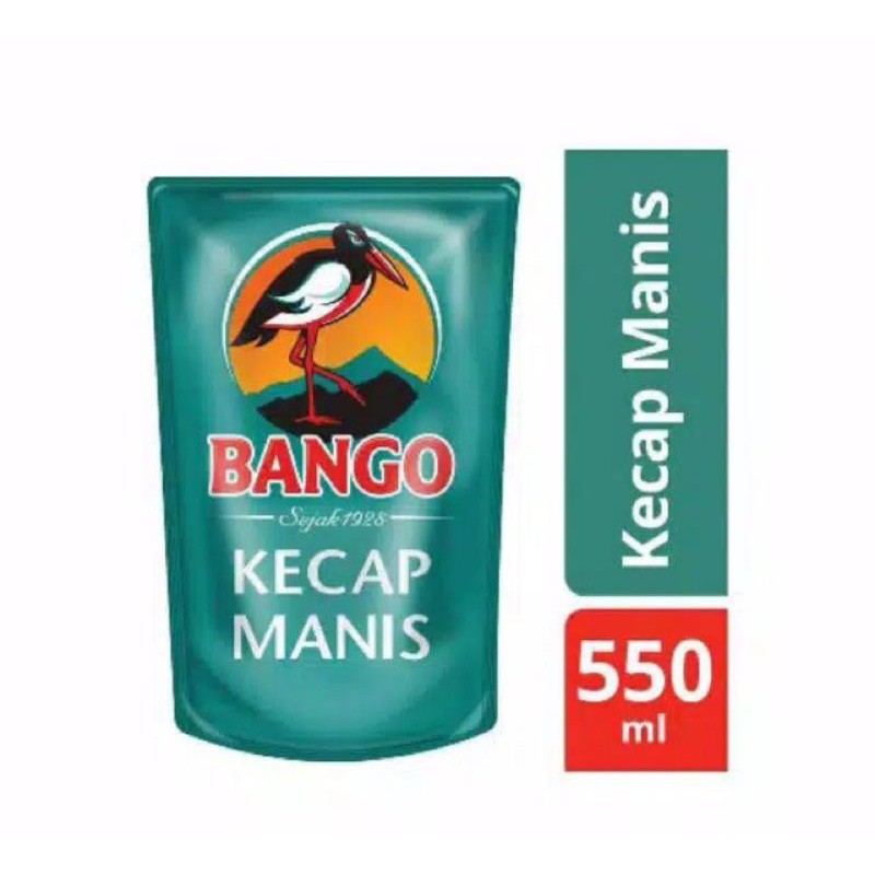 

KECAP MANIS BANGO 550 ML / KECAP BANGO REFILL 550ML / KECAP MANIS POUCH