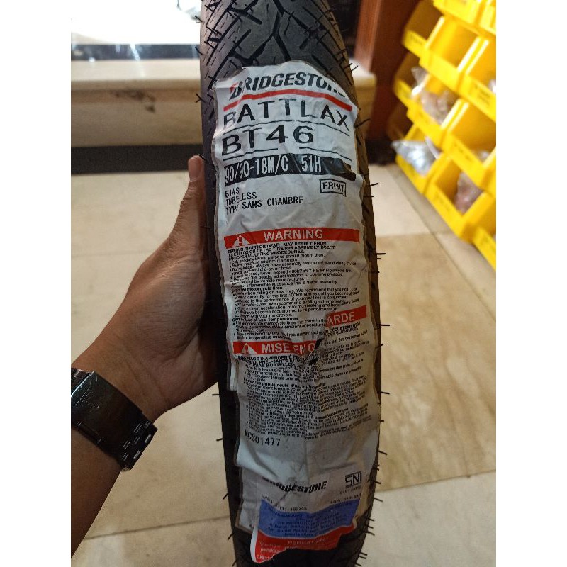 BAN BRIDGESTONE BATTLAX BT46 RING 18 9090-5
