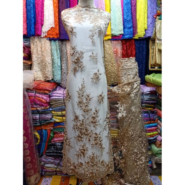 Bahan Tile Bunga Timbul