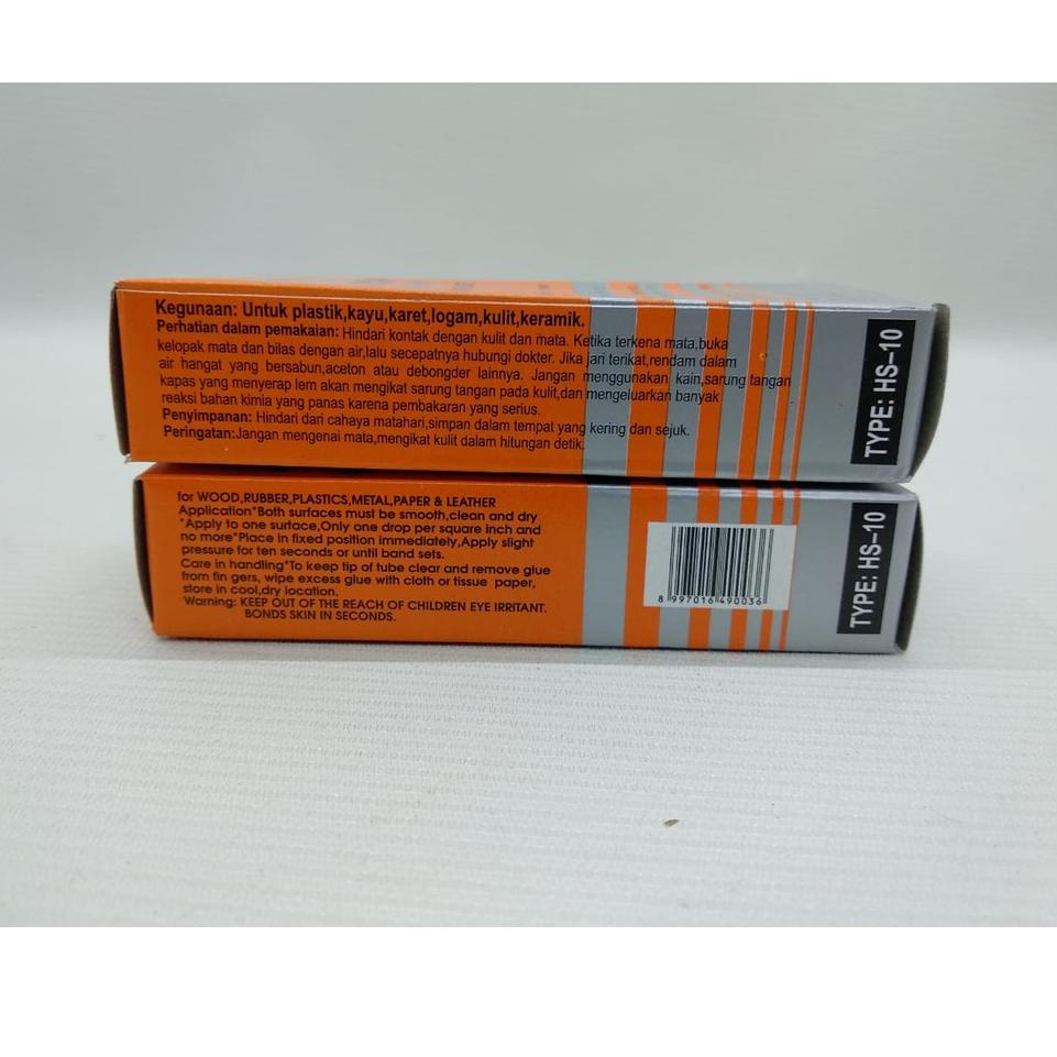 

[PROMO TKS37] Lem Korea/ Lem Cyanoacrylate / Lem Serbaguna Handsome HS-10 Super Promo