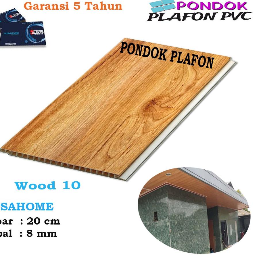 ➡️ Plafon pvc Nusahome wood 10 produck terbaik
