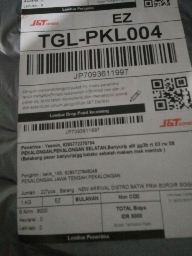 Batik Wanita Atasan Batik Ziper M L Xl Xxl Batik Kantor Keren Banget