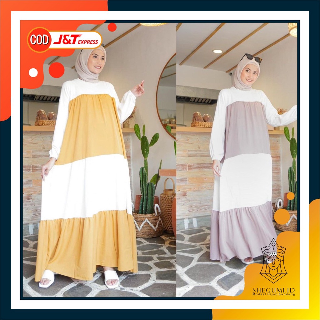 Dress Muslim Sahira Baju Gamis Rayon