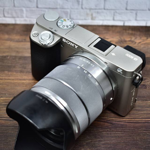 CAMERA KAMERA MIRRORLESS SONY A6000 KIT 18-55 LEBIH TAJAM KAMERA SECOND MURAH
