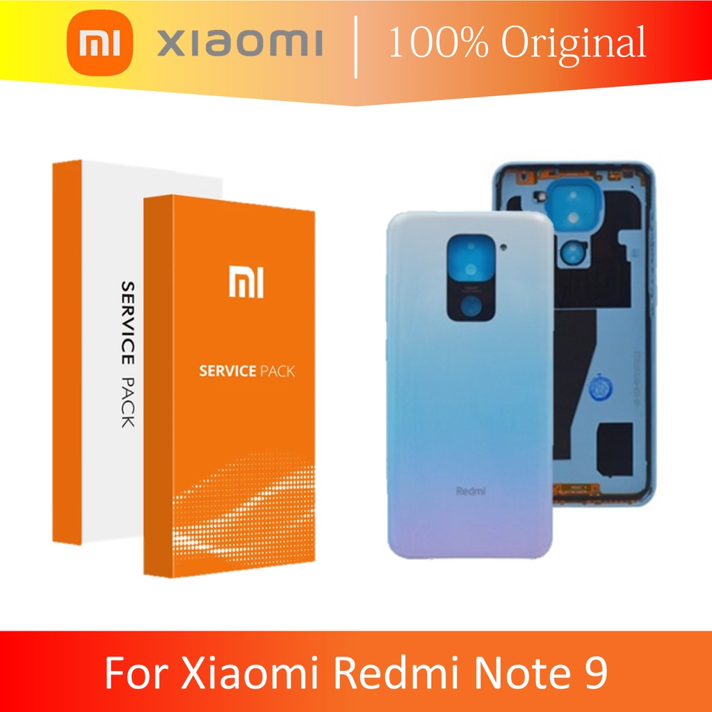 [ CHECK.ID ] BACKDOOR BACK COVER CASING XIAOMI REDMI NOTE 9 ORIGINAL