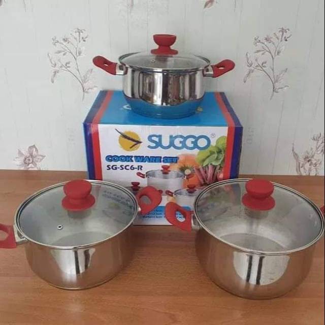 SUGGO Panci Set 6 Pcs