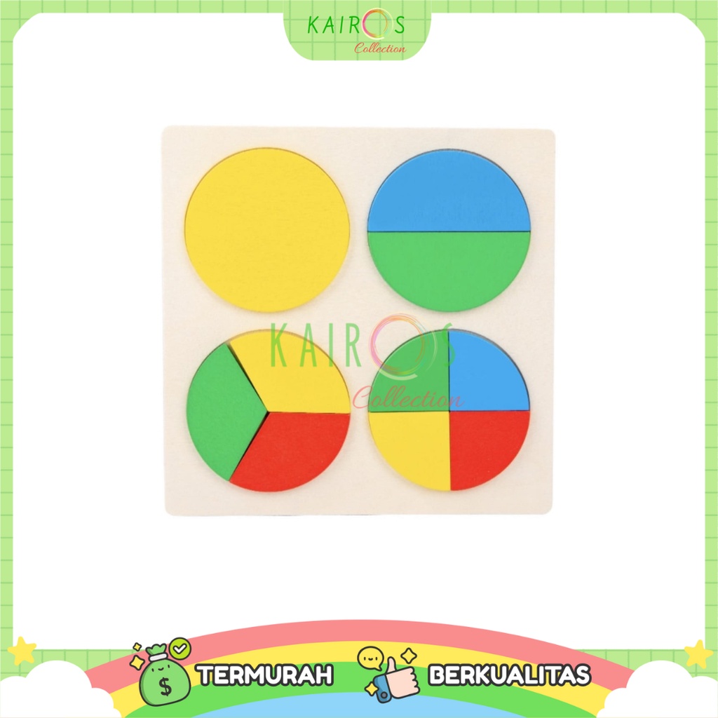 Puzzle Shapes Bentuk Geometri Board Puzzle Mainan Kayu Edukatif