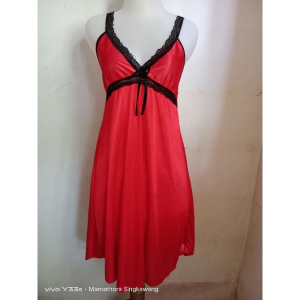 LingerieSatinPremium merah