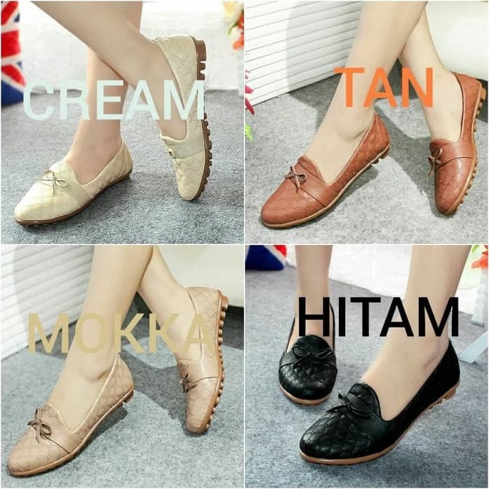 Flatshoes Kulit Ular Sintetis_DE