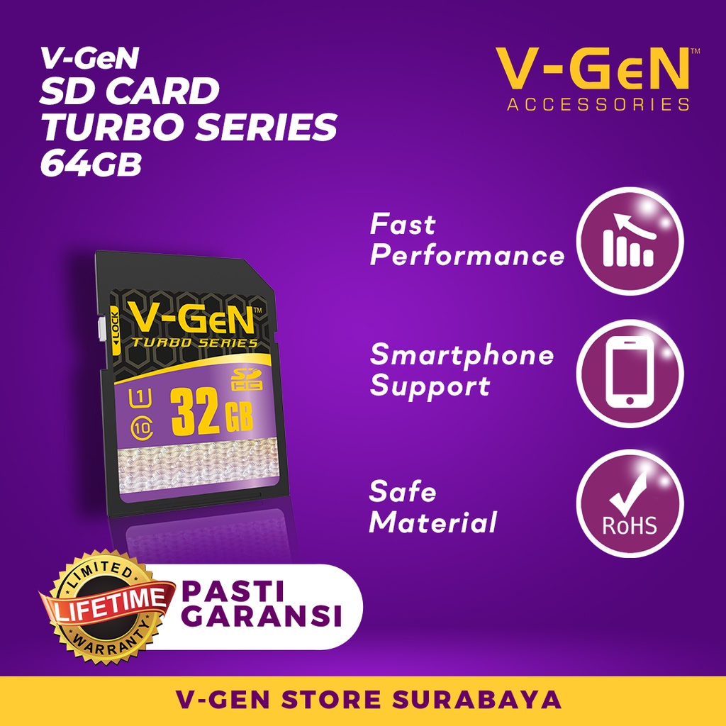 SD CARD VGEN 64GB CLAS 10 / TURBO