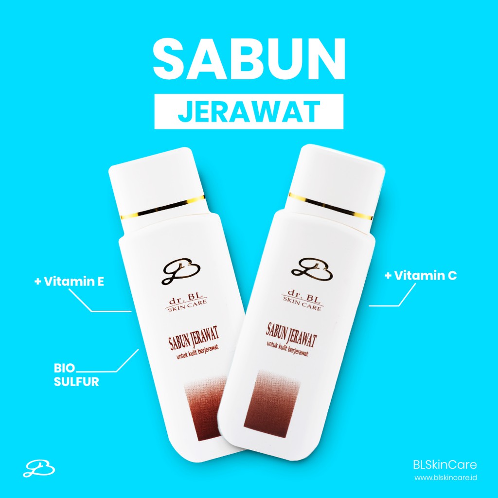 BL Skincare Sabun Jerawat 125ML Pembersih Jerawat Penghilang Jerawat Sabun Cair Acne Soap