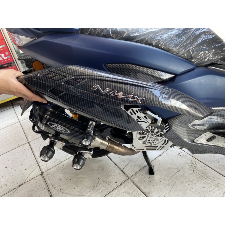 Cover Tutup Body Samping Yamaha New Nmax 2021 Nemo Carbon Tutup Body New Nmax N max