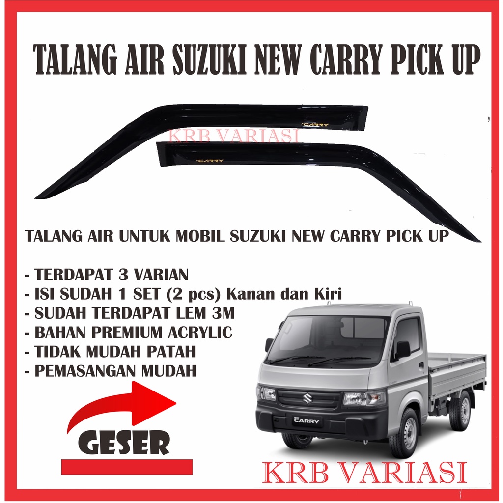 TALANG AIR KHUSUS MOBIL SUZUKI NEW CARRY PICK UP / Talang Air New Carry / Talang Air New Carry Terba