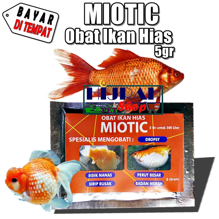 Obat Ikan Obat Ikan Air Tawar Obat Ikan Hias Mengobati Dropsy Sisik Nanas Sirip Rusak Perut Besar Ba