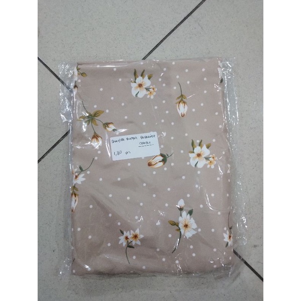 KAIN SHAQILLA / SHAKILA BUNGA POLKADOT PREMIUM - JUAL PER METER
