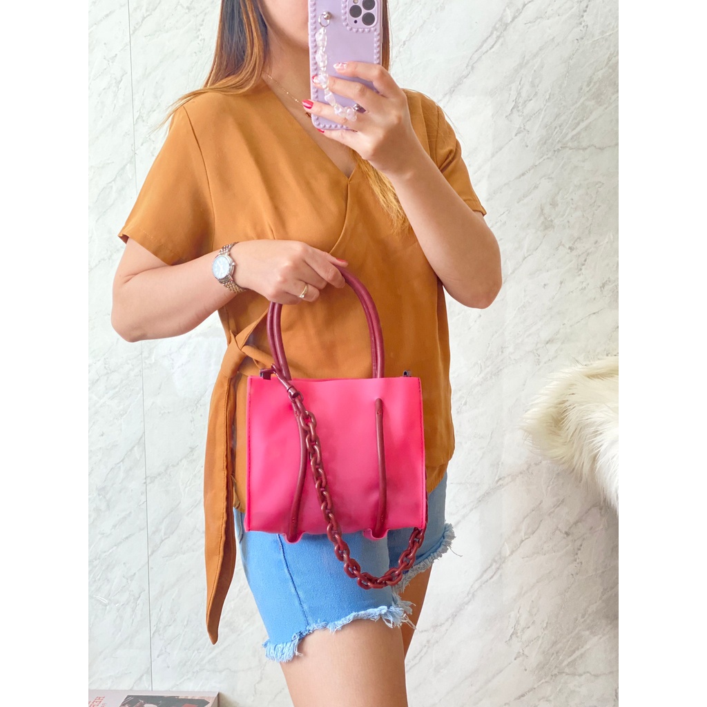 [7.7 Boombastis Sale⚡] - TAS WANITA CK TOTE BAG HANDLE CROSSBODY CK938 PREMIUM IMPORT