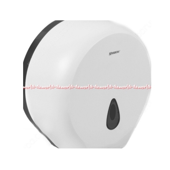 Krisbow Single Jumbo Roll Dispenser Alat Tempat Tissue Gulung Besar Roll Jumbo Putih White Kris Bow Toilet WC Dispenser Tissu Tisu Tisue Rolls