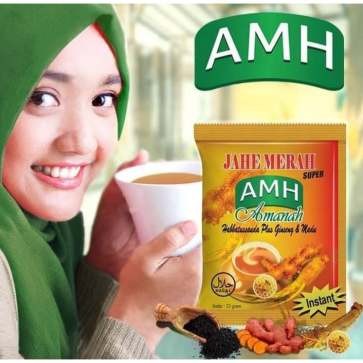 

Jahe Merah Bubuk Amh Amanah satuan /sachet Original