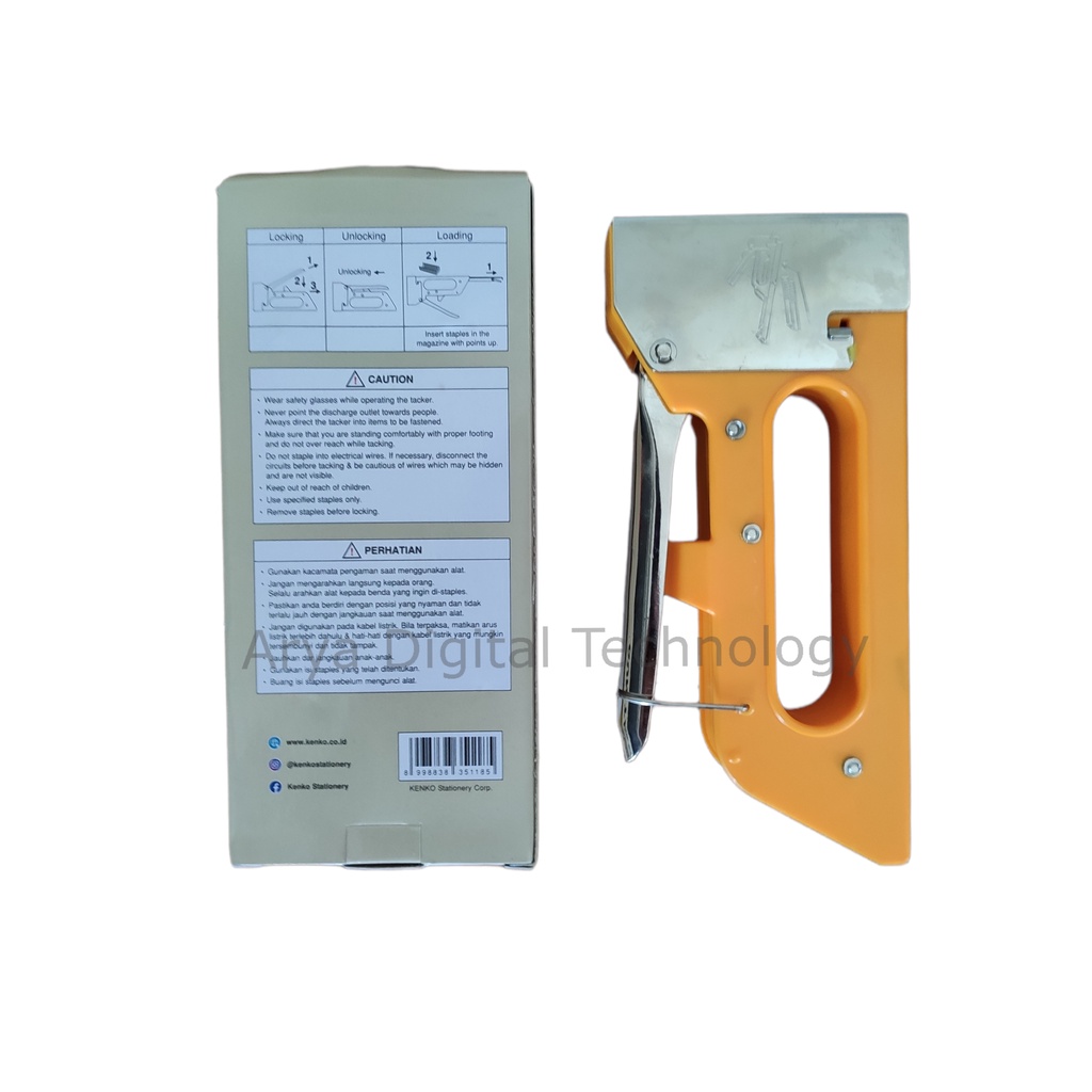 

RK Gun Tacker GT-801 Kenko Stapler Tembak Staples Hekter Murah Original