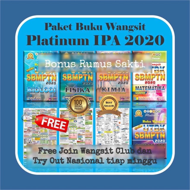 Paket Buku Wangsit Platinum Ipa 2020 Shopee Indonesia