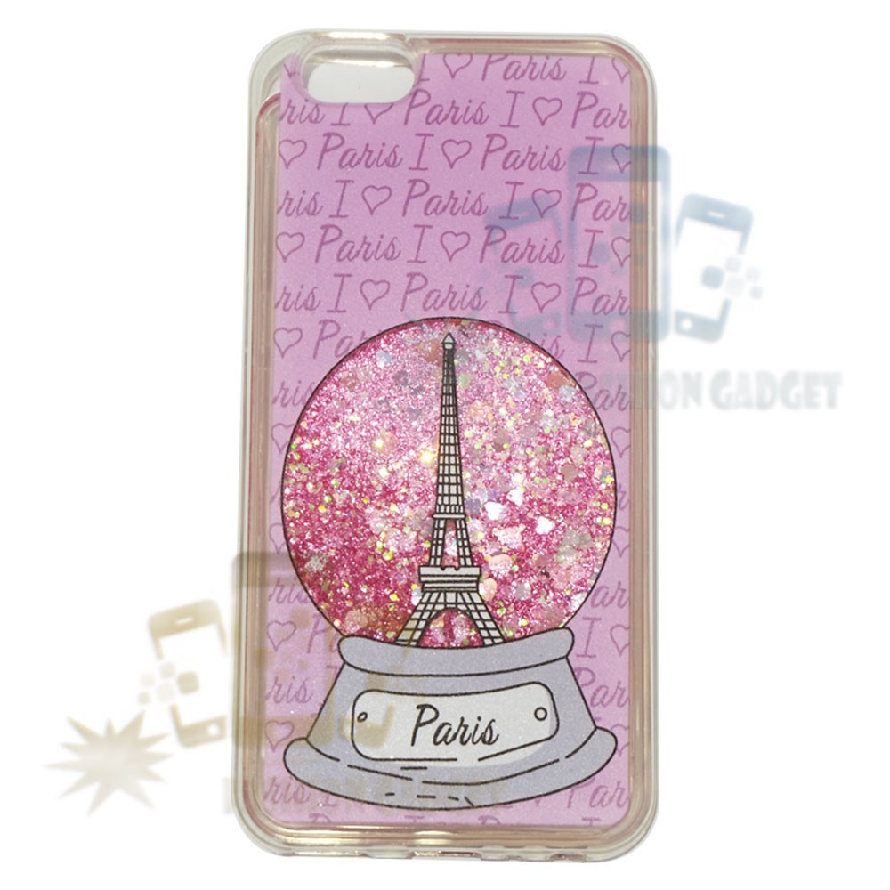 Silikon Oppo A39 / Casing Water Glitter Gambar / Case Oppo A39 / Softcase Oppo A39 / Silicone