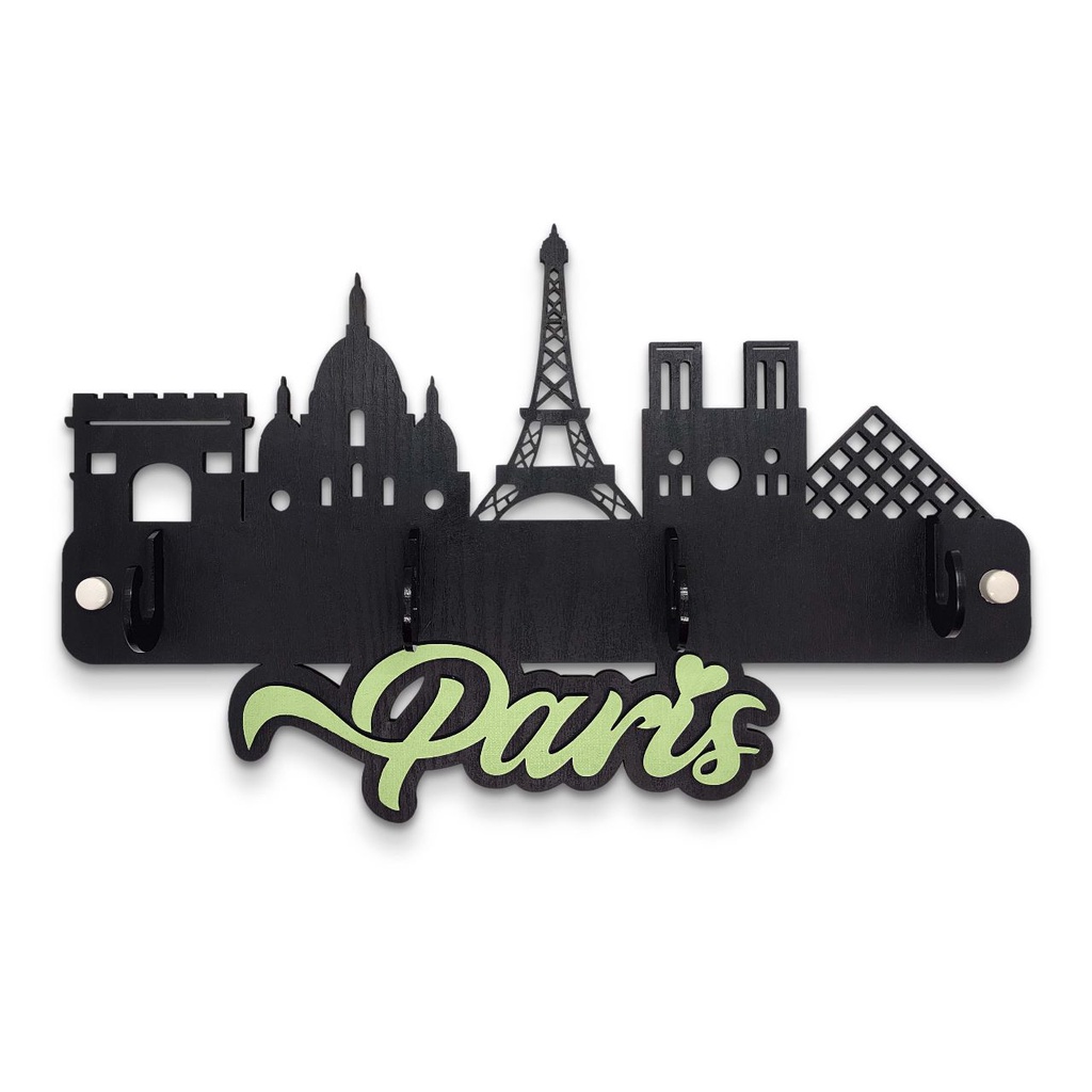 Rak Dinding PARIS ( dengan 4 buah hook gantungan )MB996