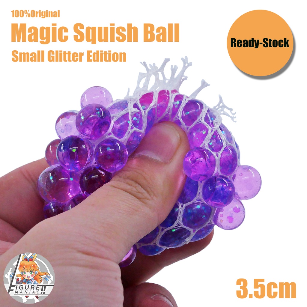 Mainan Anak - Magic Squishy Ball Small Glitter Edition 3.5 Cm