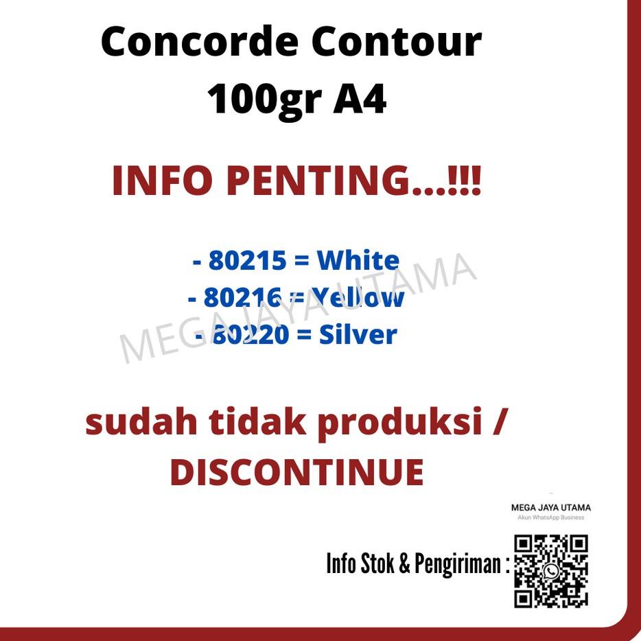 

ymos543 Kertas Concorde Contour 100gr A4 (21,0 X 29,7 Cm) Isi 20 Sheet Spesial 2020