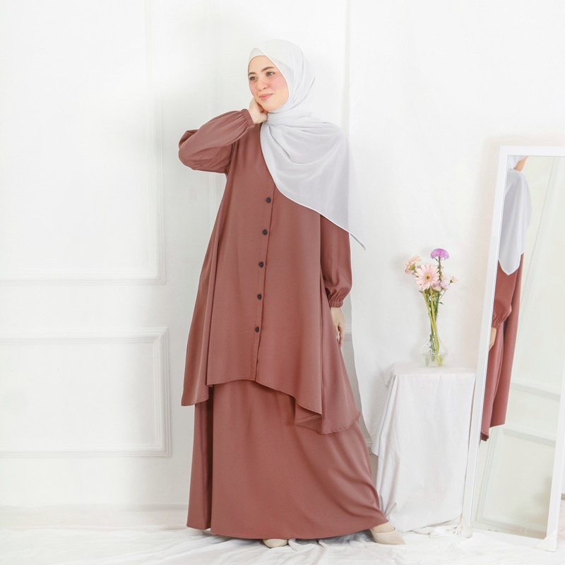 KIARA SET by hawacorner tunik set rok