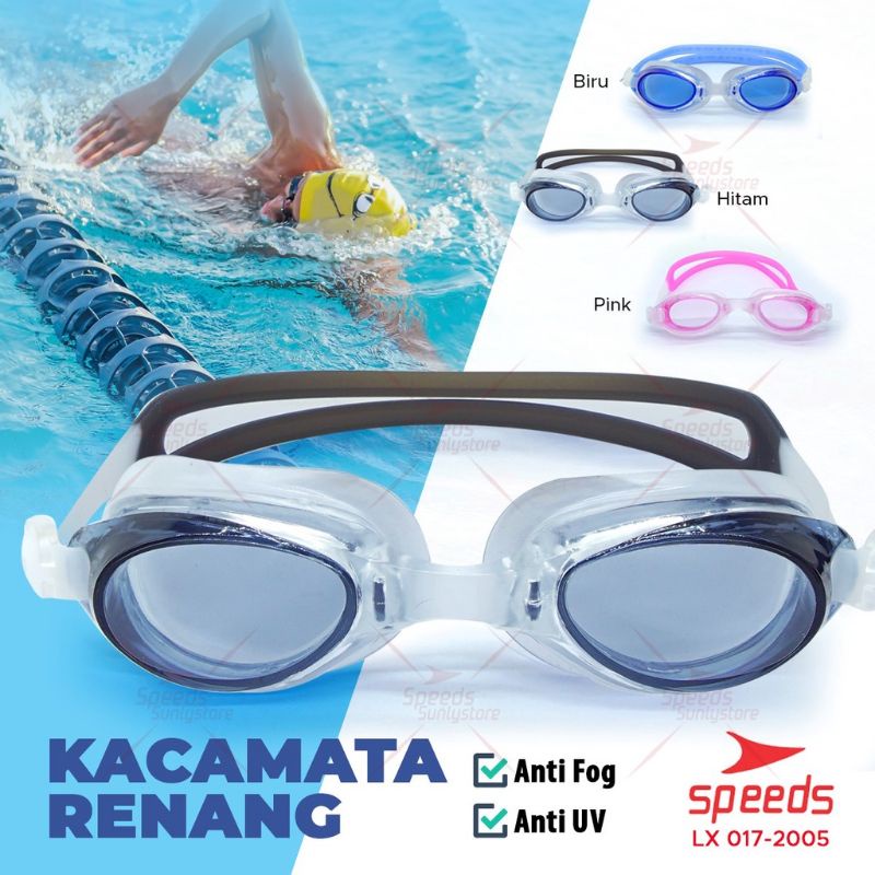 SPEEDS Kacamata Renang Dewasa Simple Ringan Swiming Googles