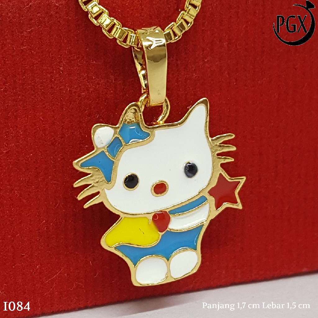 PGX Liontin Kalung Xuping Wanita Aksesoris Fashion Perhiasan Lapis Emas  - I084