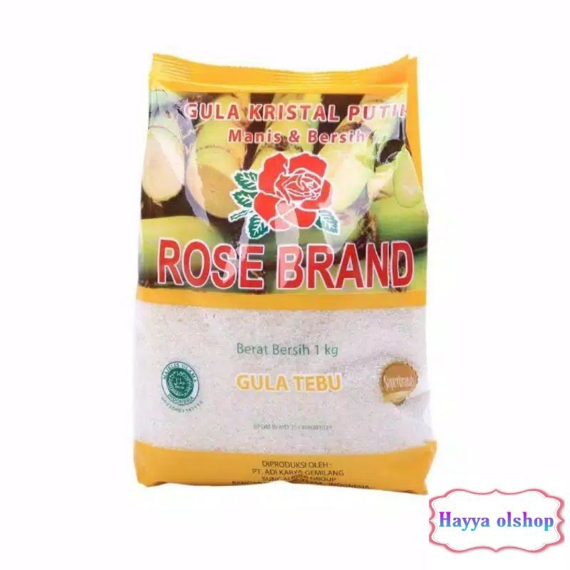 ROSE BRAND GULA KRISTAL PUTIH 1KG