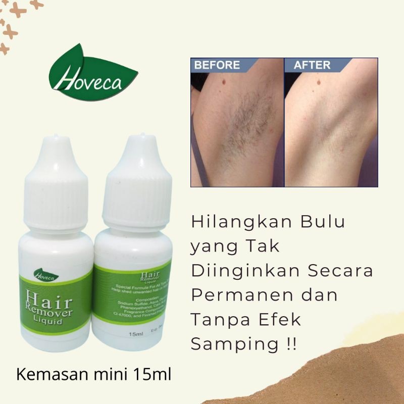 Obat Perontok Bulu Kumis Brewok Permanen | Hoveca  | Penghilang Bulu Ketiak Tangan Kaki Aman BPOM