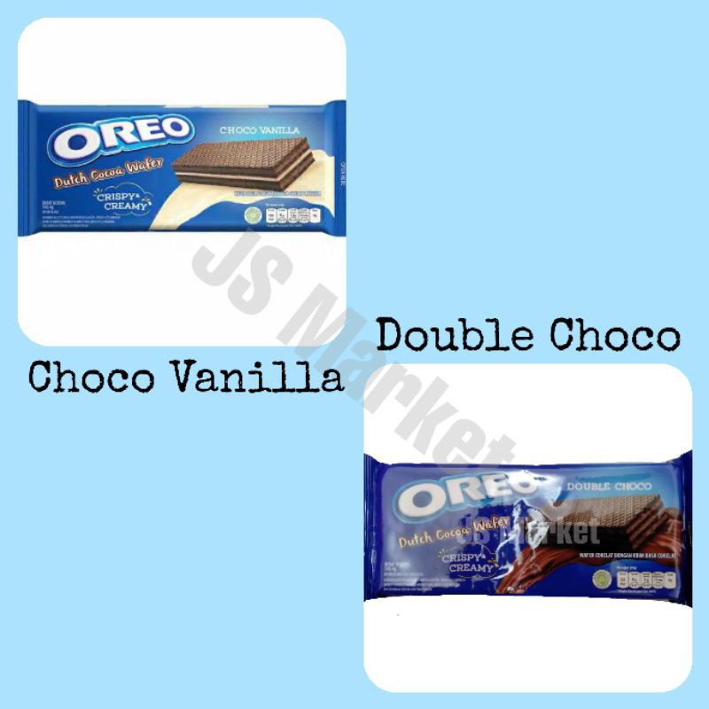 

OREO DUTCH COCOA DOUBLE CHOCO/CHOCO VANILLA WAFER 140.4GR