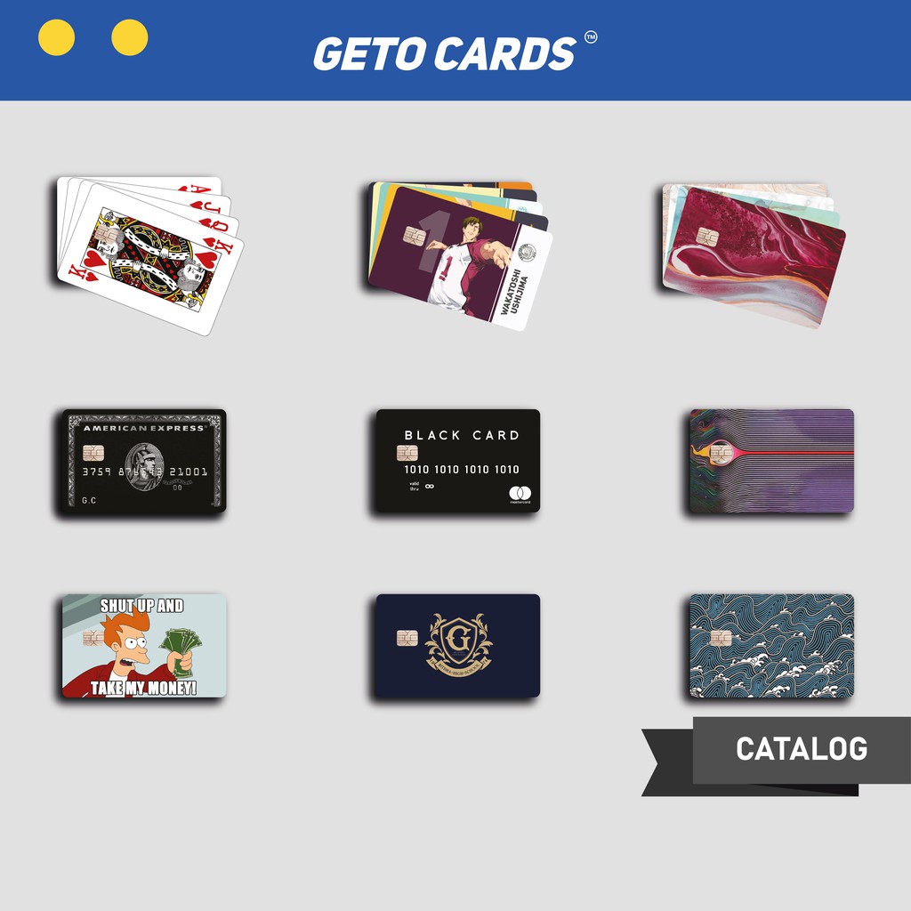 

Stiker Sticker Skin Kartu Atm Season 2 PART 2 | GETOCARD GETO CARDS
