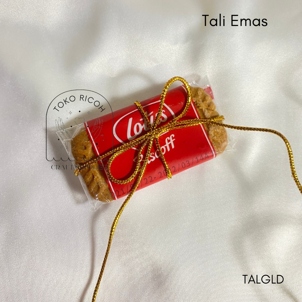 Tali Souvenir Emas Gold / Tali String Emas / Benang Emas Souvenir