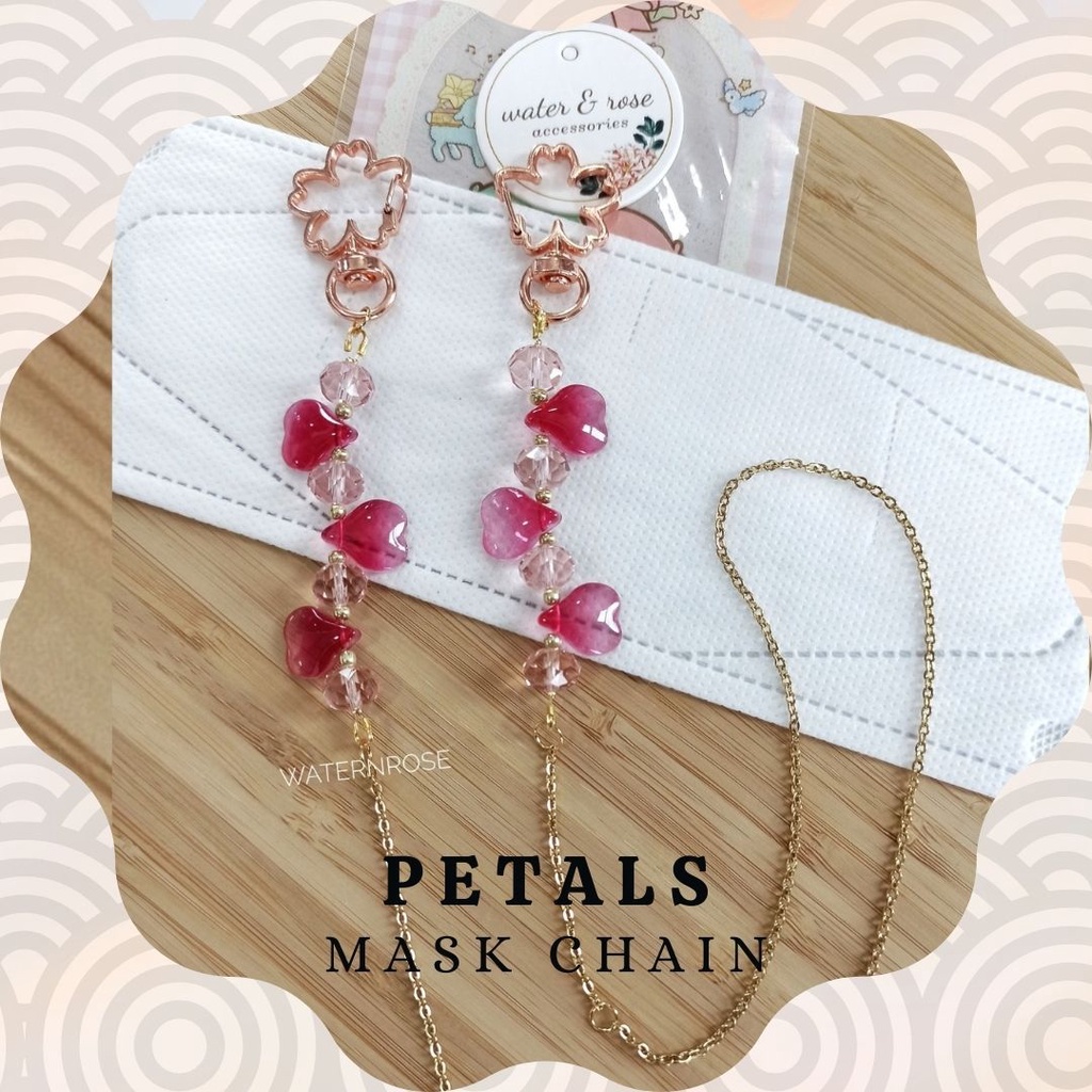 Tali Masker ~ Petals with flower clasps