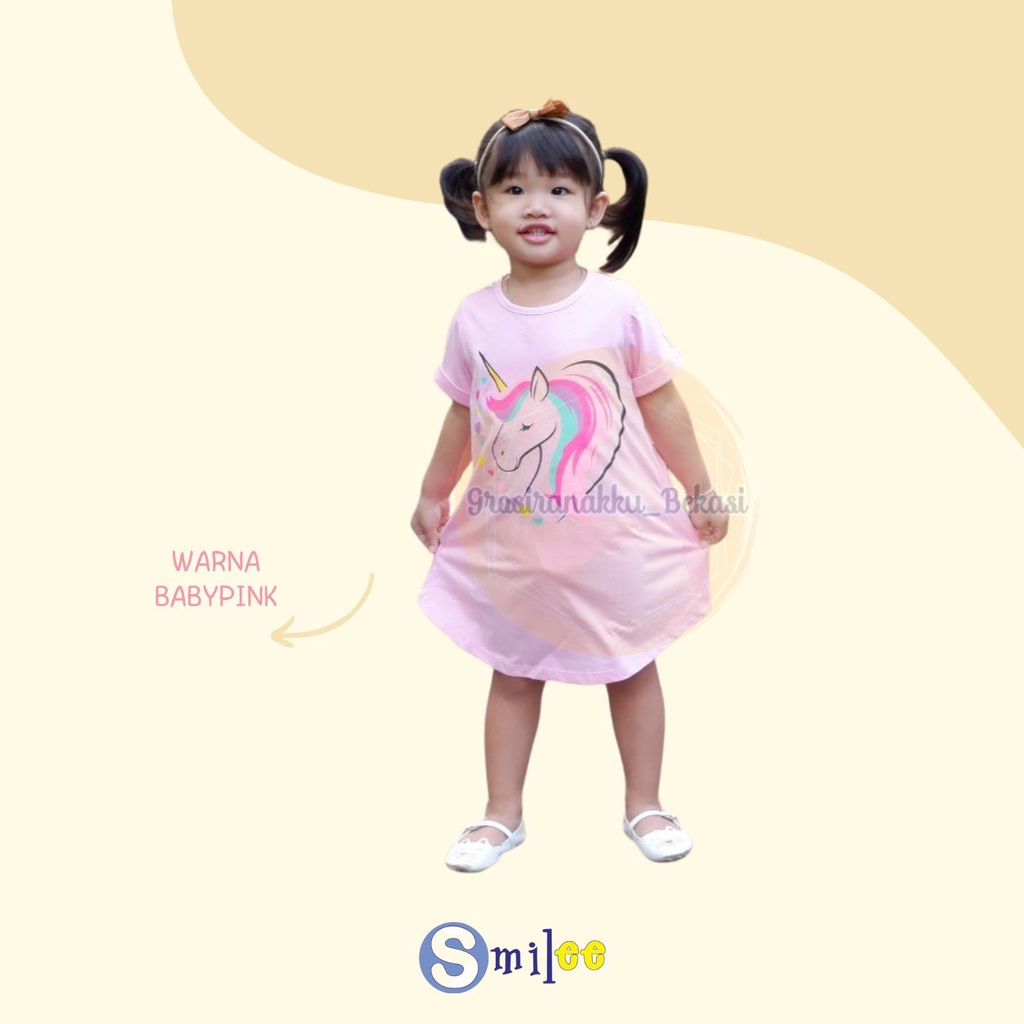 Daster Anak Smilee Sablon Vol 2 Mix Motif Size 1-5T