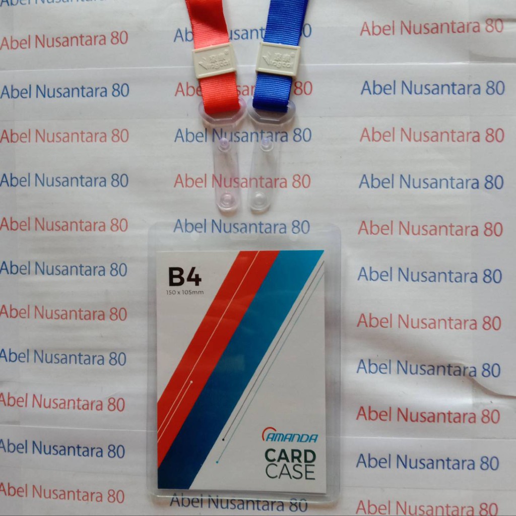 

Paket Card Case B4 dengan Tali Impor Kait Karet 2cm
