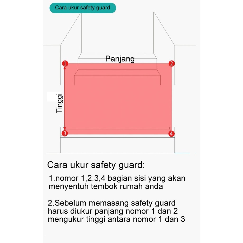 Baby Safety Gate Pintu Pengaman Bayi Pressure Gate Pagar Pengaman Anak Tangga Pagar Bayi Tangga